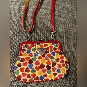Brighton Heart Crossbody Coin Purse Brighton Heart Pattern
